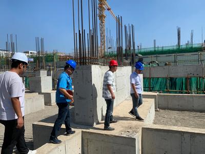 質量為先，基礎為根 我校職業教育師資培訓中心建設項目學員住宿樓基礎驗收順利通過