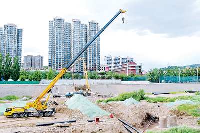 西上莊綜合管網建設工程 施工正酣，城市“生命線”加速升級
